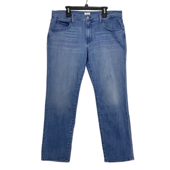 Hudson Blake Slim Straight Mens Medium Wash Denim Jeans Pants Size 38 - Picture 1 of 7